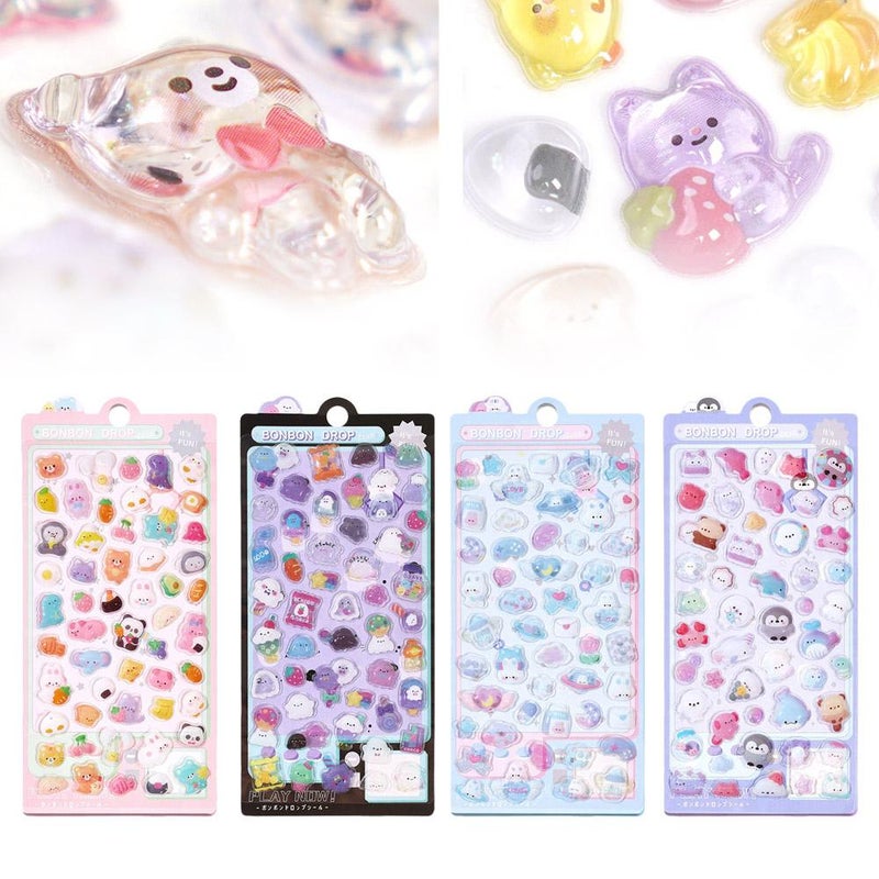 3d Nail Decals, Children's Nail Decoration Stickers, 3d Children's Nail Decoration, Cartoon Nail Stickers for Women Girls DIY (blue) - Image 2